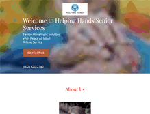 Tablet Screenshot of helpinghandsaz.com